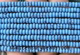 CRB5474 15 inches 2.5*4mm rondelle synthetic turquoise beads