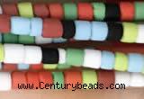 CRB5514 15 inches 2*2mm heishi synthetic turquoise beads wholesale