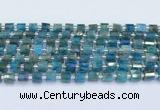 CRB5600 15.5 inches 5mm - 6mm faceted tyre apatite beads