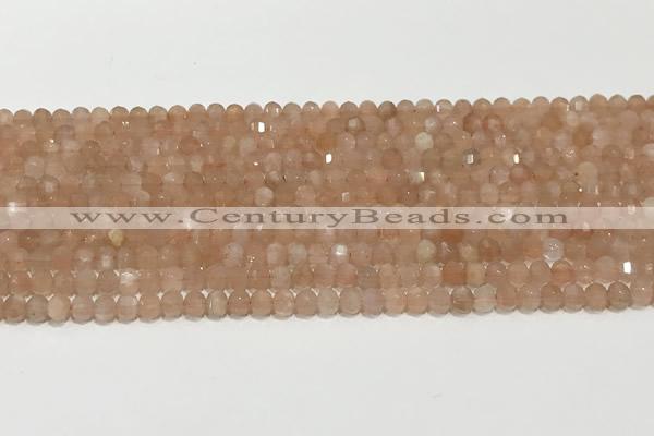 CRB5693 15 inches 4*4mm moonstone beads wholesale