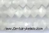 CRB5741 15 inches 2*3mm faceted white moonstone beads