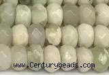 CRB5791 15 inches 4*6mm, 5*8mm faceted rondelle jade beads