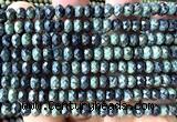CRB6140 15 inches 4*6mm faceted rondelle kambaba jasper beads