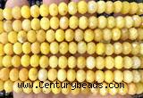 CRB6235 15 inches 5*8mm faceted rondelle yellow candy jade beads