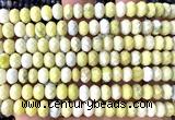 CRB6236 15 inches 5*8mm faceted rondelle butter jade beads