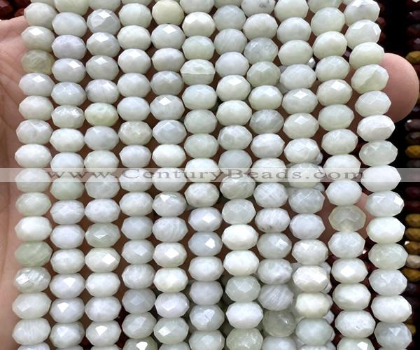 CRB6242 15 inches 5*8mm faceted rondelle New jade beads