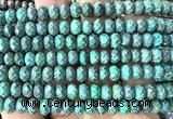 CRB6245 15 inches 5*8mm faceted rondelle dyed jade beads