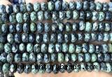 CRB6260 15 inches 5*8mm faceted rondelle kambaba jasper beads