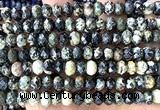 CRB6268 15 inches 5*8mm faceted rondelle African turquoise beads