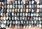 CRB6273 15 inches 5*8mm faceted rondelle eagle eye jasper beads