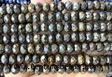 CRB6291 15 inches 5*8mm faceted rondelle bronzite beads