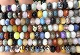 CRB6293 15 inches 5*8mm faceted rondelle colorful gemstone beads