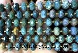 CRB6346 15 inches 6*10mm faceted rondelle ocean jasper beads