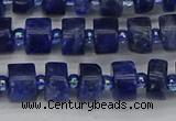 CRB638 15.5 inches 5*8mm tyre sodalite gemstone beads