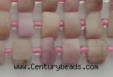 CRB651 15.5 inches 5*8mm tyre pink kunzite gemstone beads