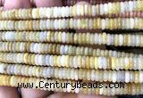 CRB6514 15 inches 2*6mm rondelle yellow aventurine jade beads
