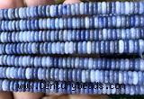 CRB6516 15 inches 2*6mm rondelle blue aventurine jade beads