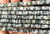 CRB6541 15 inches 2*6mm rondelle tree agate beads wholesale