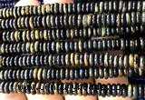 CRB6572 15 inches 2*6mm rondelle blue tiger eye beads wholesale