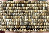CRB6610 15 inches 2*4mm faceted heishi picture jasper beads