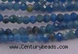 CRB700 15.5 inches 2*3mm faceted rondelle apatite gemstone beads