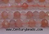 CRB715 15.5 inches 3*4mm faceted rondelle rainbow moonstone beads