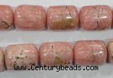 CRC114 15.5 inches 13*17mm column natural argentina rhodochrosite beads