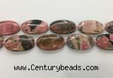 CRC1168 15.5 inches 30*50mm oval rhodochrosite gemstone beads