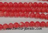 CRC501 15.5 inches 6mm round synthetic rhodochrosite beads