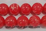 CRC505 15.5 inches 14mm round synthetic rhodochrosite beads