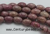 CRC65 15.5 inches 8*12mm rice rhodochrosite gemstone beads