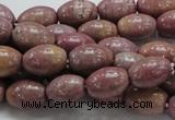 CRC66 15.5 inches 10*14mm rice rhodochrosite gemstone beads