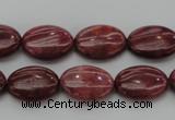 CRC832 15.5 inches 12*16mm oval Brazilian rhodochrosite beads