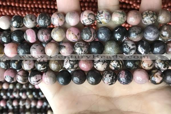 CRD353 15.5 inches 10mm round rhodonite beads wholesale