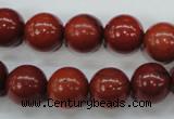 CRE28 15.5 inches 12mm round red jasper gemstone beads wholesale