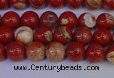 CRE301 15.5 inches 6mm round red jasper beads wholesale