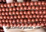 CRE352 15.5 inches 8mm round red jasper beads wholesale