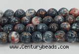 CRF328 15.5 inches 4mm round dyed rain flower stone beads wholesale