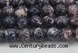 CRF336 15.5 inches 6mm round dyed rain flower stone beads wholesale
