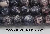 CRF338 15.5 inches 10mm round dyed rain flower stone beads wholesale