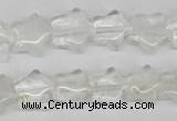 CRG08 15.5 inches 12*12mm star white crystal gemstone beads wholesale