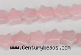 CRG11 15.5 inches 12*12mm star rose quartz gemstone beads wholesale