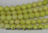 CRO02 15.5 inches 6mm round lemon jade gemstone beads wholesale