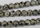 CRO101 15.5 inches 8mm round dalmatian jasper beads wholesale