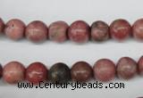 CRO127 15.5 inches 8mm round rhodochrosite beads wholesale