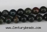 CRO141 15.5 inches 8mm round bloodstone beads wholesale