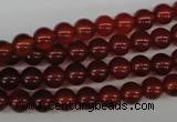 CRO20 15.5 inches 6mm round red agate gemstone beads wholesale