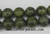 CRO286 15.5 inches 12mm round green lace gemstone beads wholesale