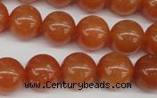 CRO391 15.5 inches 14mm round red aventurine beads wholesale