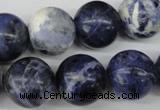 CRO423 15.5 inches 16mm round sodalite gemstone beads wholesale